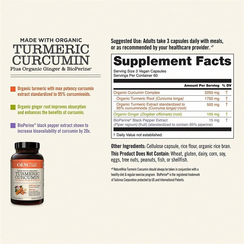 Turmeric Curcumin Capsules